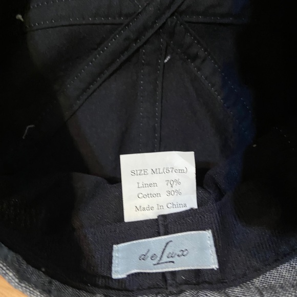 De Lux grey hat with bow - Picture 5 of 16